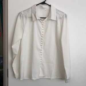 NWOT White blouse